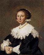 Frans Hals Portrait of a woman painting